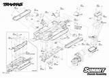 Traxxas Summit Exploded Chassis Minicars Explodedviews sketch template