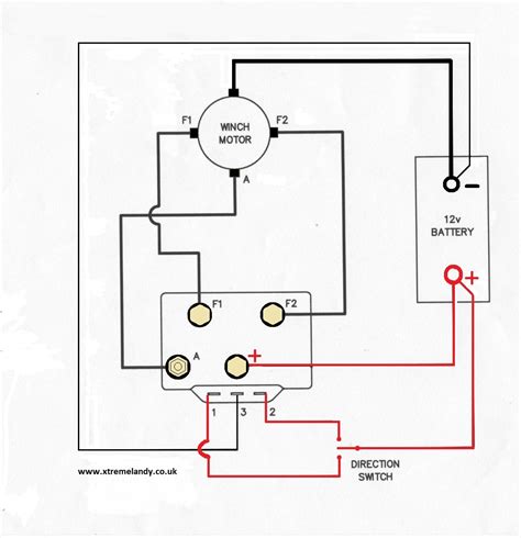wiring diagram warn winch model  serial