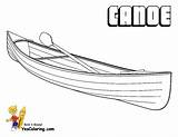Canoe Coloring Designlooter Pages sketch template
