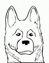 Coloring German Shepherd Puppy Pages Dog Face Shepard Drawing Printable Print Dogs Breeds Realistic Popular Color Animals Animal Husky Getcolorings sketch template