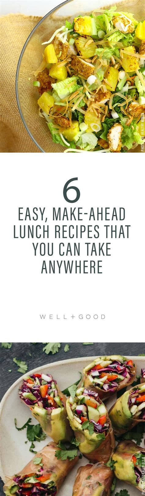 healthy   lunch recipes  summer wellgood lunch