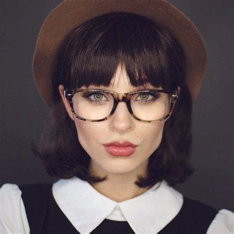 Top 30 Hairstyles With Bangs And Glasses The Perfect