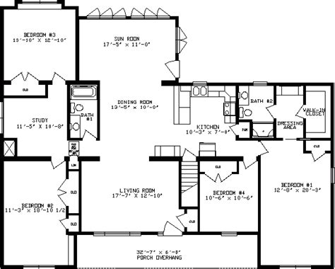 cool modular home ranch floor plans  home plans design