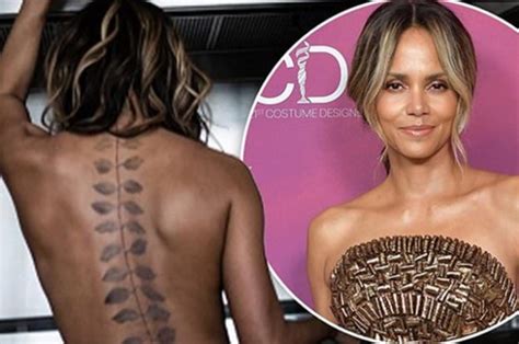 Halle Berry Thefappening Topless Tattoo 3 Photos The Fappening