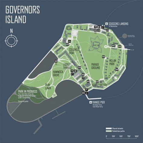 governors island      walks   york
