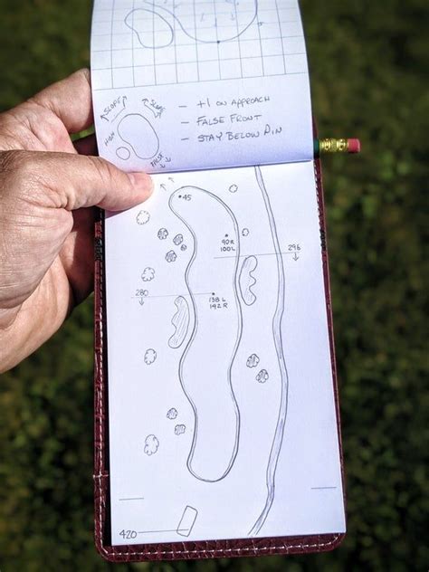 printable golf yardage book template printable word searches