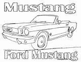 Coloring Ford Gt Pages Mustang Car Getcolorings Cars Color Printable Popular sketch template