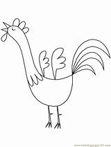 Coloring France Rooster Printable Chicken Pages Chickens Roosters Print Christmas Hens Animal Visit Countries Simple Easy Drawings Drawing Choose Board sketch template