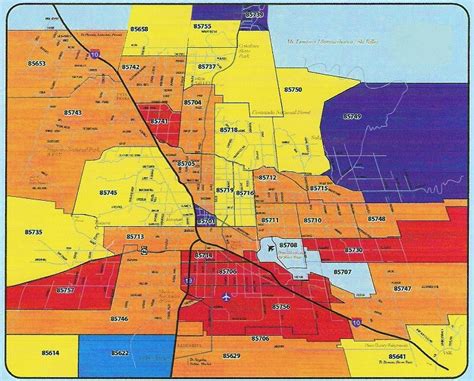 Tucson Arizona Zip Code Map Free Map Sexiz Pix