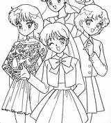 Sailor Pages Scouts Moon Coloring sketch template