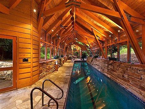 indoor pools ultimate laps of luxury house rustic and pools