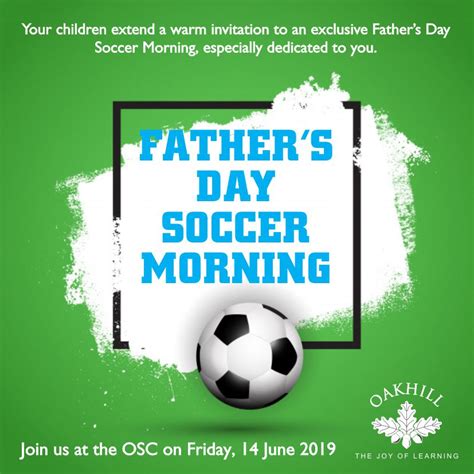 fathers day soccer morning
