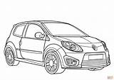Renault Twingo Coloring Rs Coloriages Coloriage Voiture Pages Alpine Cars Template Sketch Transport sketch template