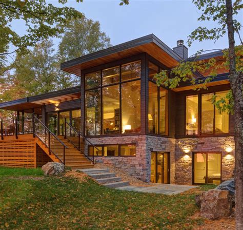 modern lake house designs