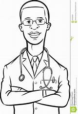 Docteur Afro Croisés Bras Whiteboard Américain Cheval Queue Crossed Clipartmag sketch template