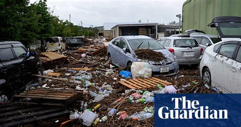 typhoon roke hits japan in pictures world news the guardian