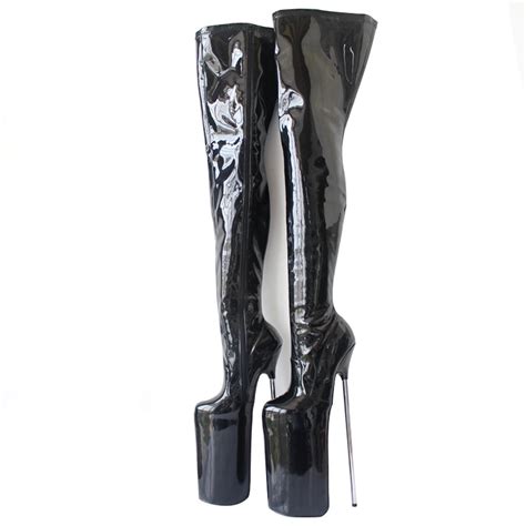 sexy fetish dance nightclub boots 30cm extreme high heel