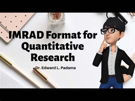 imrad format  quantitative research  youtube