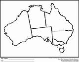 Australia Map Coloring Pages Colouring Australian Drawing Printable Animals Clip Info Popular Bus Getdrawings Library Ginormasource Choose Board Kids sketch template