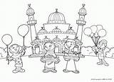 Coloring Islamic Pages Colouring Ramadan Kids Library Clipart Clip sketch template