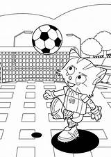 Soccer Bola Feito sketch template