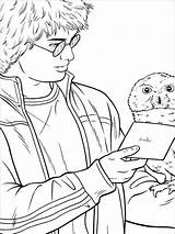 Potter Harry Coloring Pages Printable Print sketch template