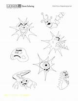 Germs Coloring Pages Germ Hands Getcolorings Color Getdrawings sketch template