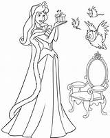 Coloring Princess Pages Disney Aurora Sleeping Beauty Printable Prince Hard Beautiful Kids Color Clipart Getcolorings Print Comments sketch template