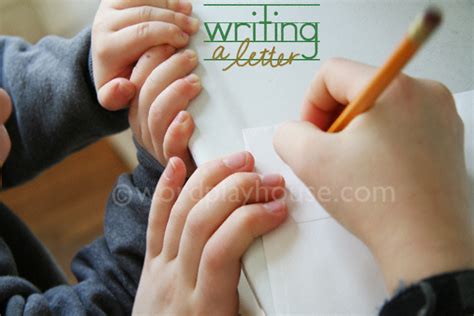 handmade writing  letter wordplayhouse