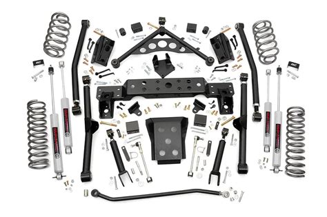 rough country   long arm suspension lift kit    jeep grand cherokee wj