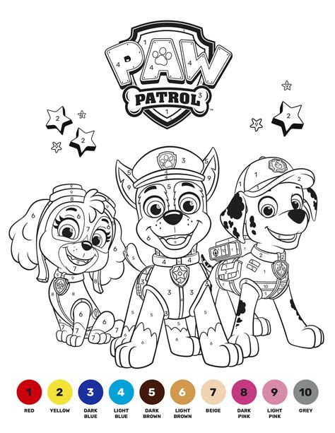 coloring pages printable paw patrol amiahaxkhan