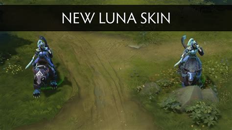 dota 2 new luna mount skin side by side comparison youtube
