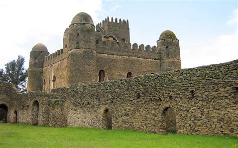 emperors castles  gondar ethiopia africa sola rey