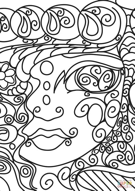 printable abstract coloring pages customize  print