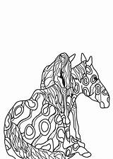 Paarden Puledro Malvorlage Chevaux Mozaiek Fohlen Cavallo Pferd Colorare Adulte Paard Veulen Mosaik Pferden Ausmalbilder Educolor Wedstrijd Kleurplaatjes Stilizzato Bambina sketch template