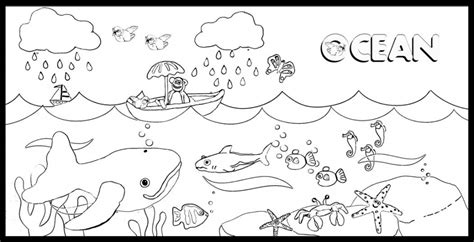 preschool   sea coloring pages ocean coloring pages