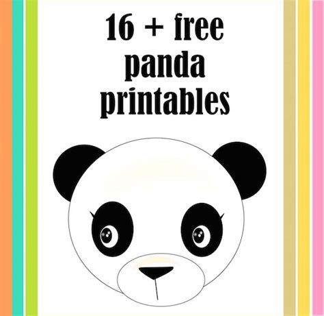 printable panda gifts cards  toys ausdruckbare pandas