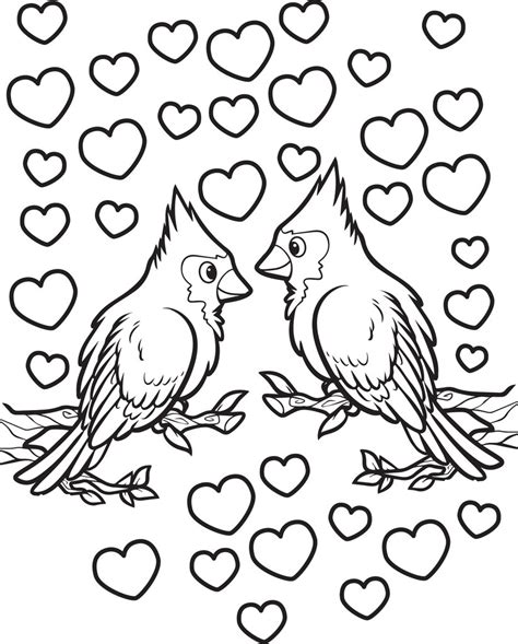 love birds coloring page  printable coloring pages love birds