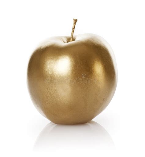 gold apple golden apple royalty  vector image vectorstock