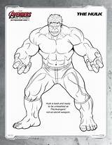 Coloring Pages Hulk Avengers Choose Board sketch template