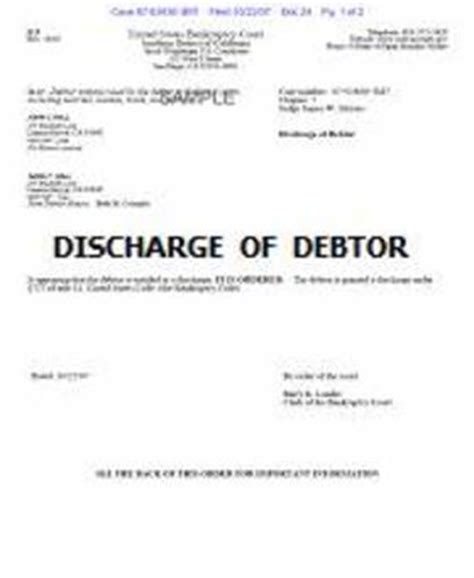 ultimate guide    obtain bankruptcy discharge letter