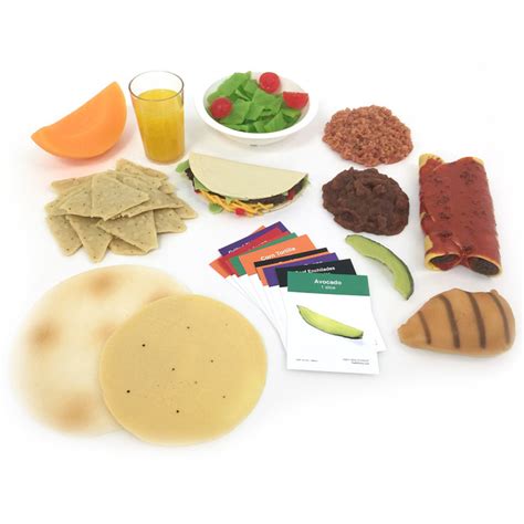 Food Models Mexican Food Package Of 12 Health Edco