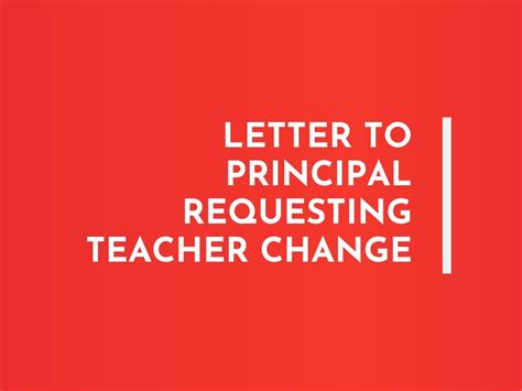 letter  principal  replacement  teacher  format templates