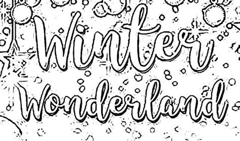 holiday site coloring pages  winter wonderland   downloadable