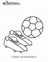 Coloring Ball Soccer Pages Sports Cleats Drawing Printable Football Balls Colouring Cleat Shoes Easy Clipart Getdrawings Library Word Kids Coloringprintables sketch template