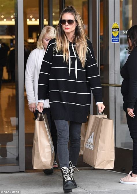 Glam Heidi Klum Enjoys Shopping Trip With Daughter Lou
