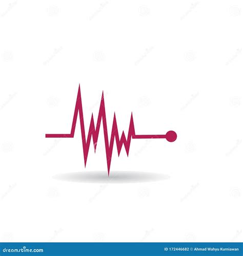 pulse  ilustration stock vector illustration  symbol
