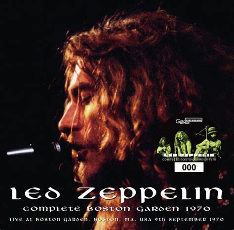 Led Zeppelin Complete Boston Garden 1970 2cd Navy Blue