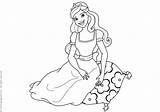 Queen Coloring Pages Princesses Printable Books Print sketch template