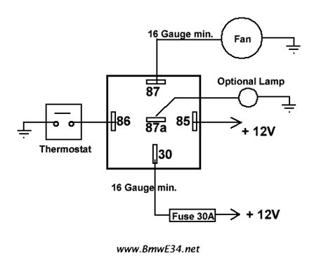 diagram wiring diagram relay fan mydiagramonline